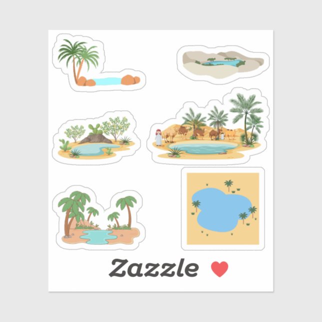 Desert Oasis Stickers (Sheet)