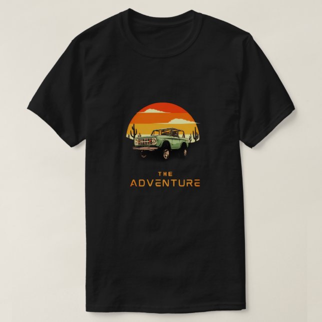 Desert Off-Road Adventure T-Shirt (Design Front)