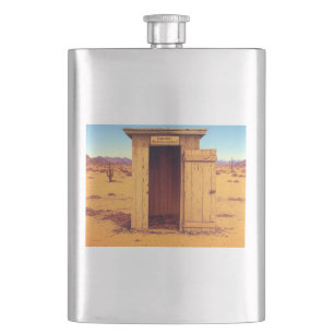 Desert Outhouse stainless steel flask