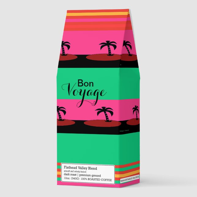 Desert Palms Bon Voyage  Roasted Coffee (Front)