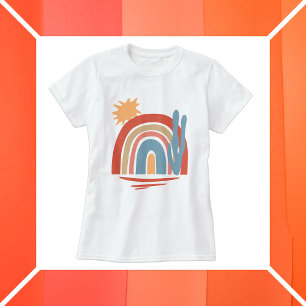 Desert Peach - abstract Southwest motif T-Shirt