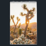 Desert Photo Gift with Cactus  Calendar<br><div class="desc">Are you crazy for the desert? Then this calendar is for you! It features photos from around Joshua Tree highlighting everything beautiful about the desert. From landscape to flora to animals,  enjoy a new photo each month. Use the "customize" button to add your own text!</div>