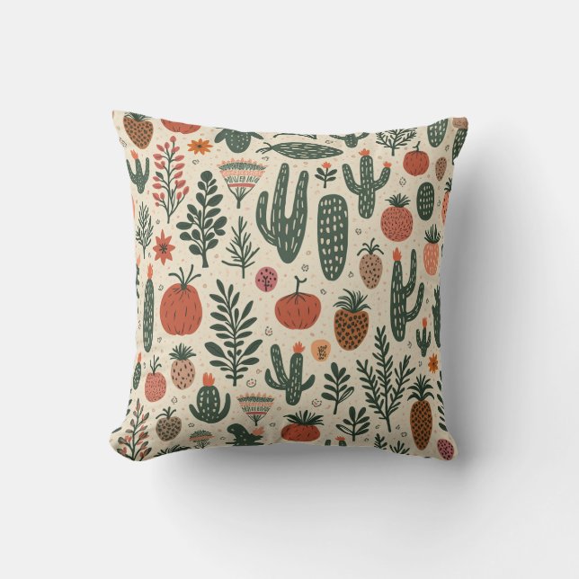 Desert, plant-like pillow (Front)