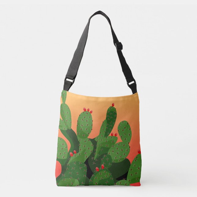 Desert Prickly Pear Arizona Tote (Front)