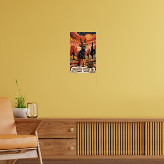 Desert Rabbit Wall Art