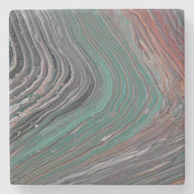 Desert Rains Stone Coaster (Front)