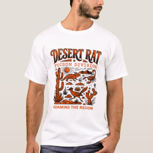 Desert Rat Tucson Arizona Nature Wildlife Illustra T-Shirt