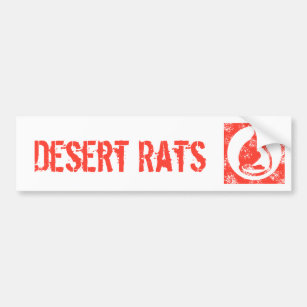 Desert Rats Bumper Sticker