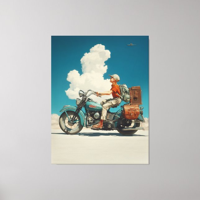 Desert Ride Adventure Escape Canvas Print (Front)