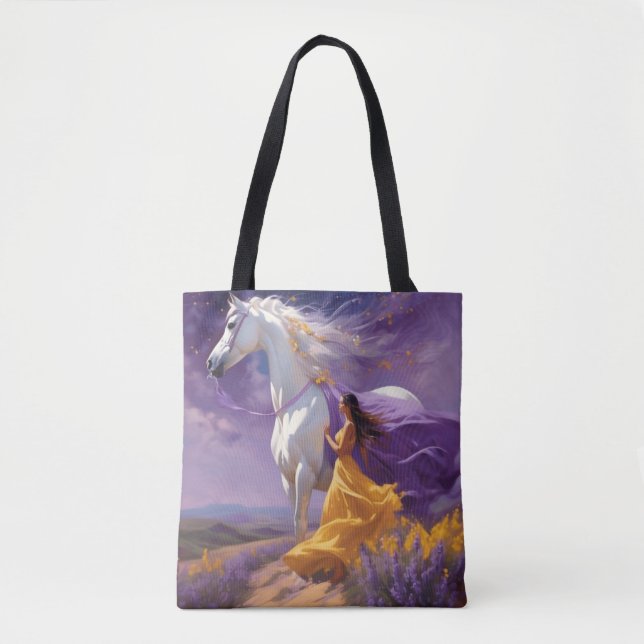 Desert Rider Tote Bag (Front)