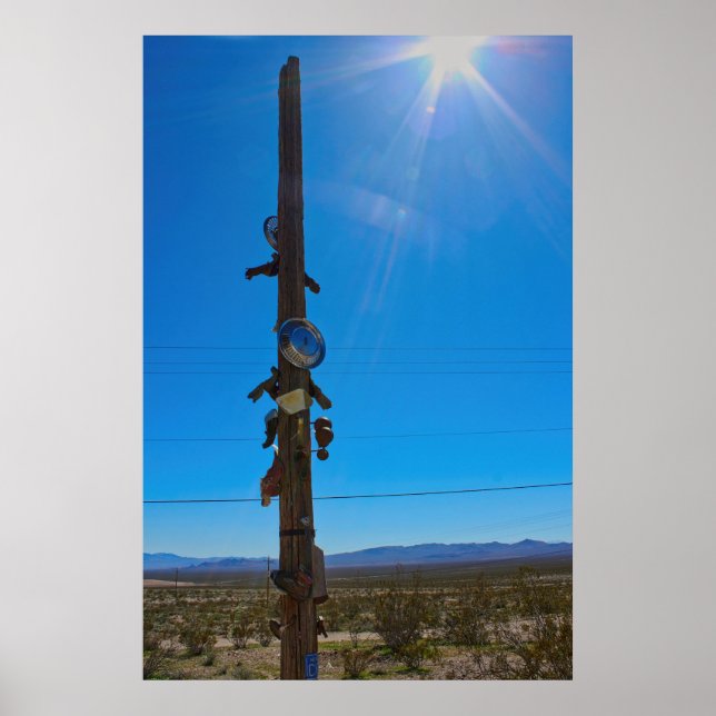 Desert Roadside Art Poster (Front)