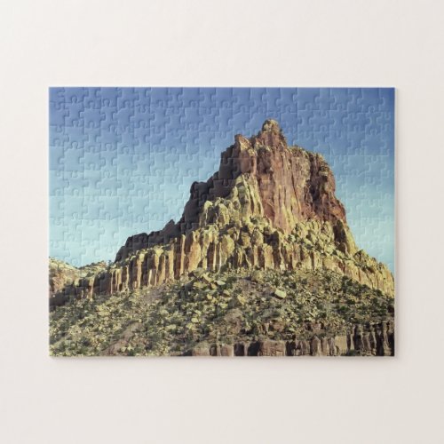 Desert Rock Mountain Peak Landscape Photo Jigsaw Puzzle