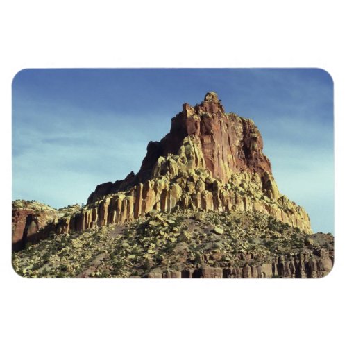 Desert Rock Mountain Peak Landscape Photo Magnet