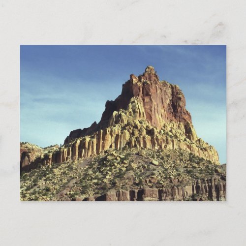 Desert Rock Mountain Peak Landscape Photo Postcard