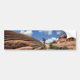 Desert Rocks - Grand Canyon - Thunder River Trail Bumper Sticker