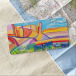 Desert Rocks Mesa New Mexico Watercolor Handmade License Plate<br><div class="desc">Check out this cool custom license plare with a handmade illustration. Personalize it by adding your own text! Check out matching items like postcards, stickers and posters, and visit my shop for more colors and patterns too! Feel free to customize it with your own text or change the colors too!...</div>