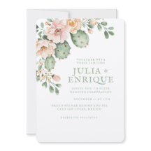 Desert Rose and Cactus Wedding