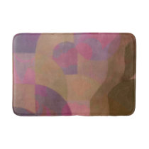 Desert Rose Arches – Warm Abstract Geometry Bath Mat