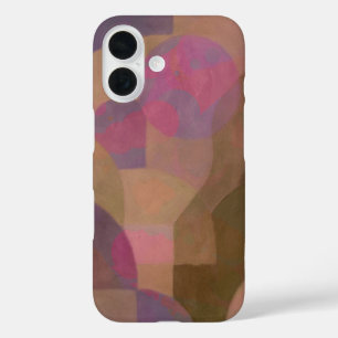 Desert Rose Arches – Warm Abstract Geometry iPhone 16 Case