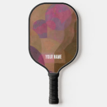 Desert Rose Arches – Warm Abstract Geometry Pickleball Paddle