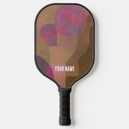 Desert Rose Arches – Warm Abstract Geometry Pickleball Paddle