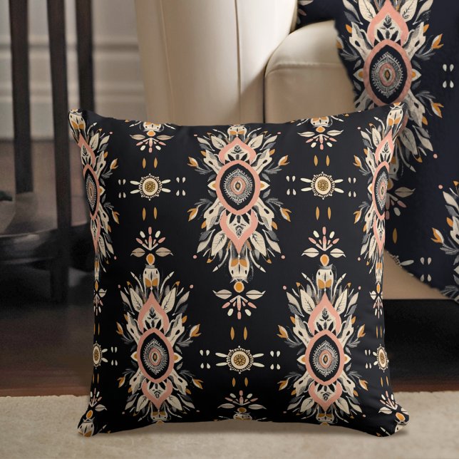 Desert Rose Charm Throw Pillow (Creator Uploaded)