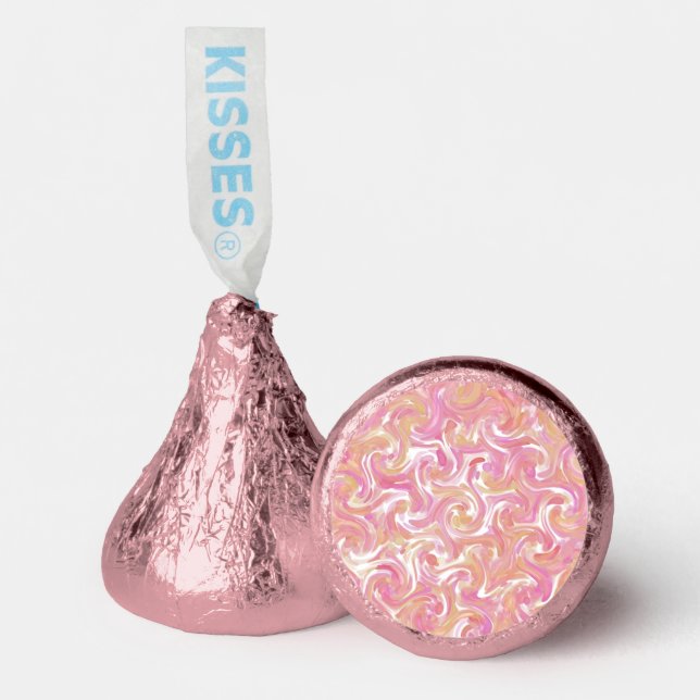 Desert Rose Swirl Hershey's Candy Kisses (Front)
