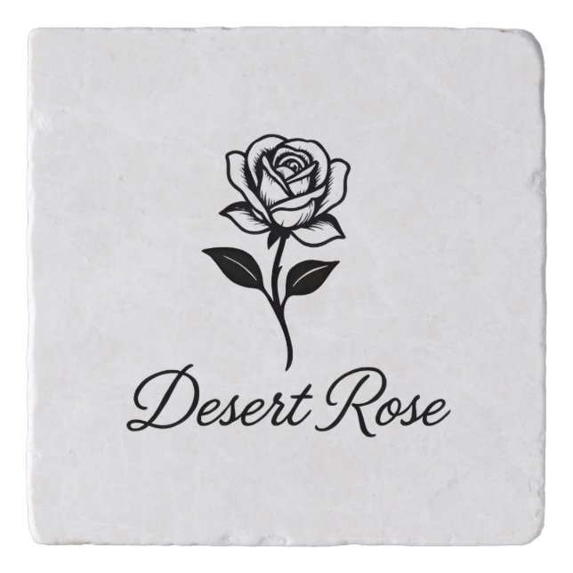 Desert Rose Trivet (Front)