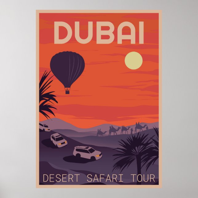 Desert Safari Tour  Poster (Front)