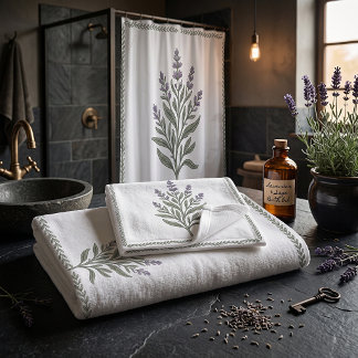 Desert Sage botanical Bath Towel Set