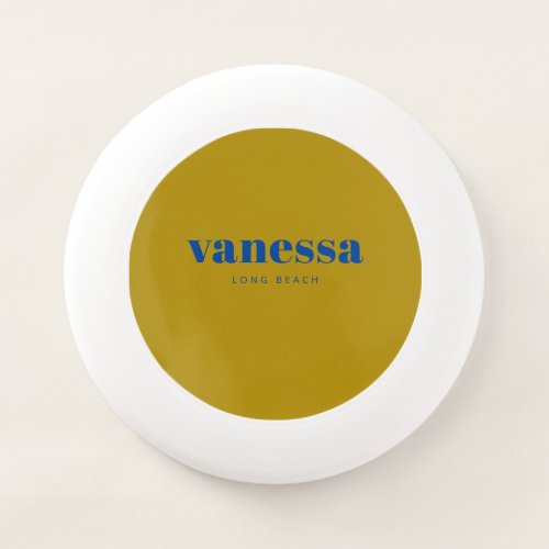 Desert Sage Minimal Modern Classic Name Wham-O Frisbee
