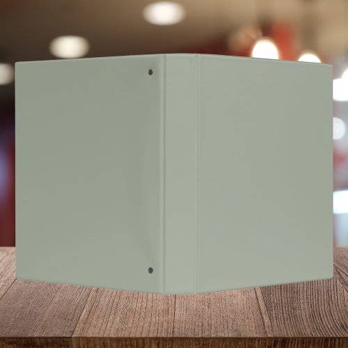 Desert Sage Solid Color 3 Ring Binder