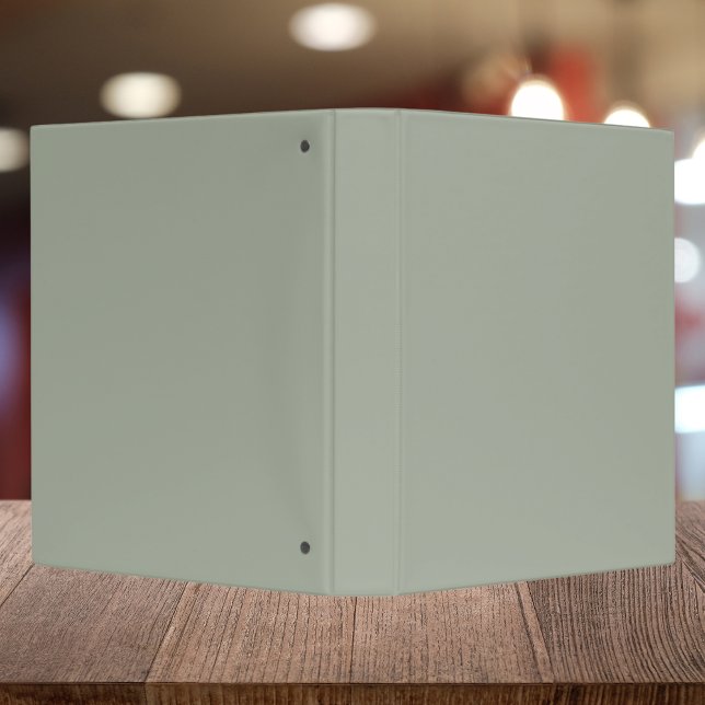 Desert Sage Solid Color 3 Ring Binder (Creator Uploaded)
