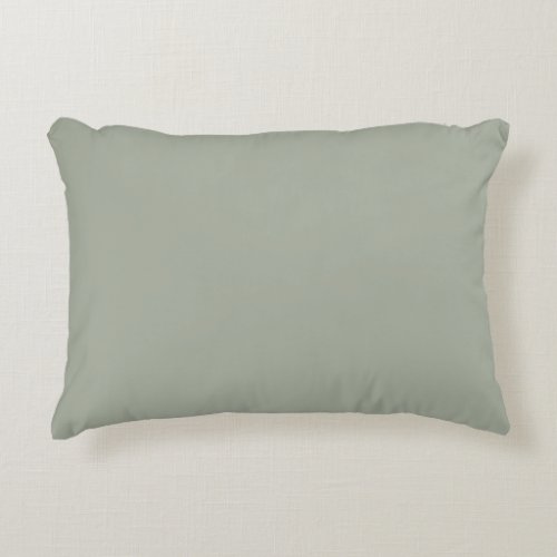 Desert Sage Solid Color Accent Pillow