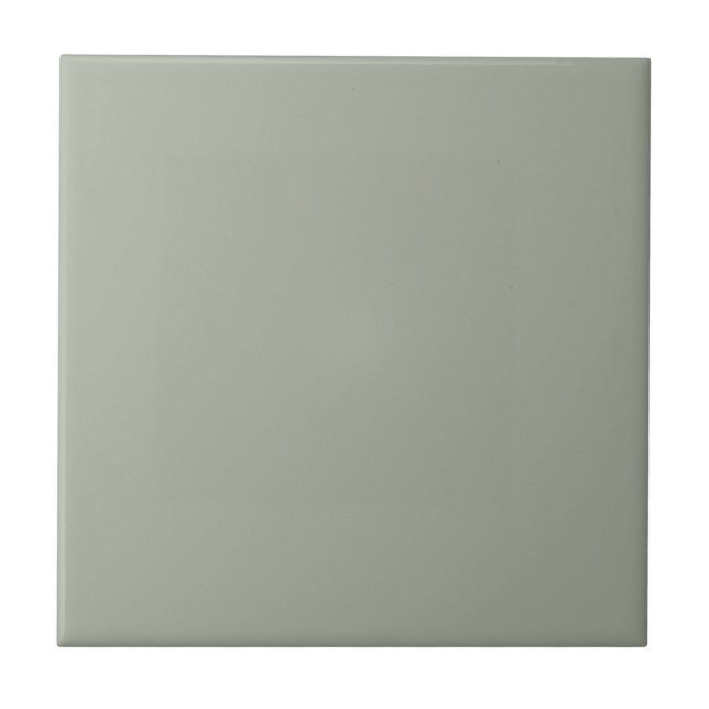 Desert Sage Solid Color Ceramic Tile (Front)