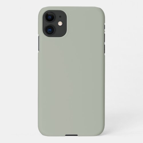 Desert Sage Solid Color iPhone 11 Case