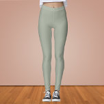 Desert Sage Solid Color Leggings<br><div class="desc">Desert Sage Solid Color</div>