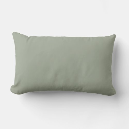 Desert Sage Solid Color Lumbar Pillow
