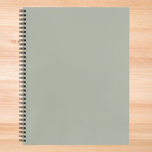 Desert Sage Solid Color Notebook