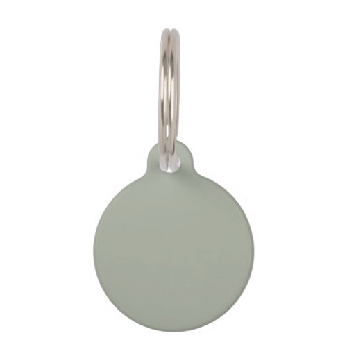 Desert Sage Solid Color Pet ID Tag