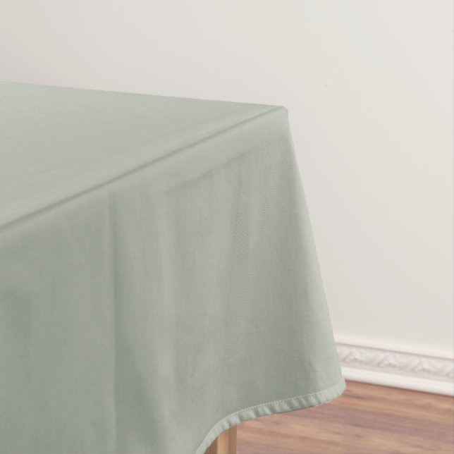 Desert Sage Solid Color Tablecloth (In Situ)