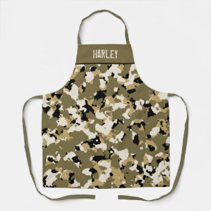 Desert Sand Camo Custom Apron