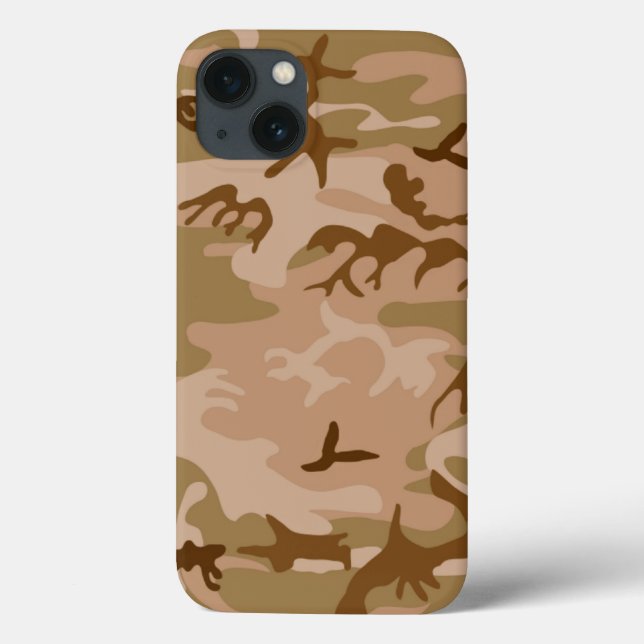 Desert Sand Camo Xtreme Tough iPhone 8/7 Cases (Back)