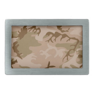 Desert Sand Camouflage Belt Buckle
