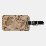 Desert Sand Camouflage Personalized Luggage Tag at Zazzle