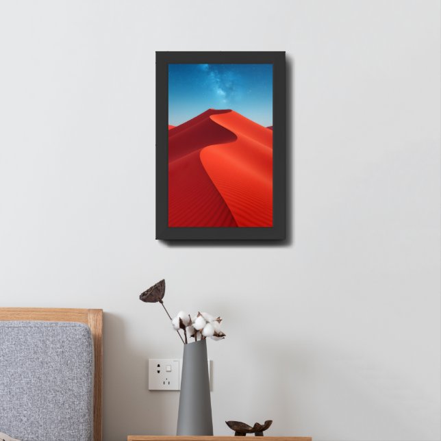 Desert Sand Dune Framed Art (Bedside)