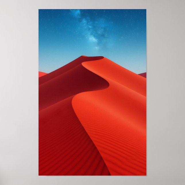 Desert Sand Dune Poster (Front)