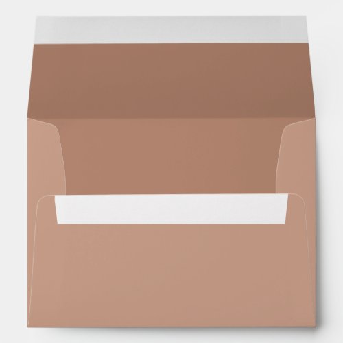 Desert sand Pinkish beige minimalist fall wedding Envelope