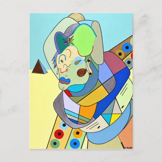 "Desert Scene" by Ruchell Alexander Postcard (Front)