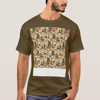 Desert Seamless Pattern Sand Dune Sahara Quicksand T-Shirt